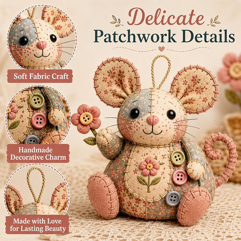 🎁  LIMITED-TIME DEAL! Handcrafted Vintage Mouse Plush Sewing Kit – Charming Retro Design, Complete DIY Craft Set & Thoughtful Handmade Gift ✨