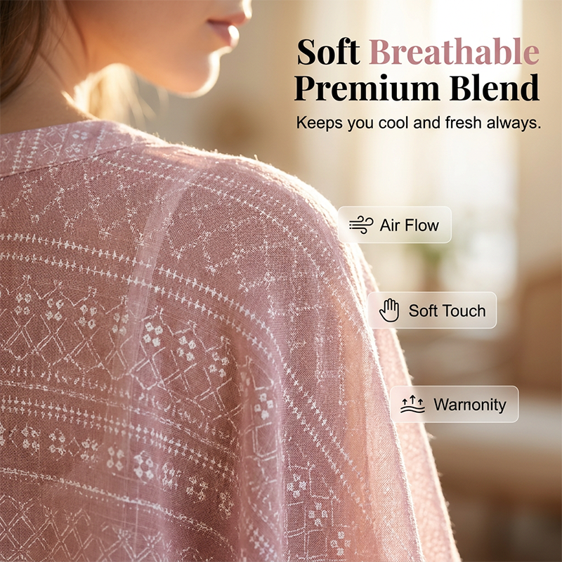 Elegante blouse met V-hals en gerimpelde mouwe