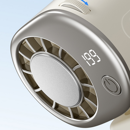 Draagbare ventilator voor halfgeleiderkoeling met clip