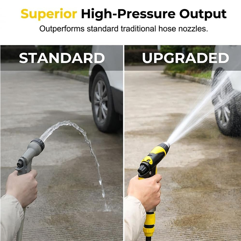 🔫 56% OFF NOW! ⏰ High-Pressure Garden Hose Nozzle Spray Gun – 7 spray patterns & ergonomic grip – Leak-proof, perfect for watering, car washing or patio cleaning 💦