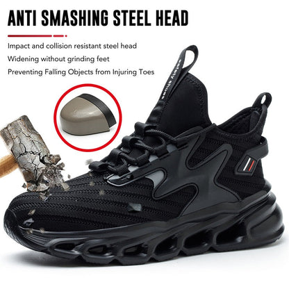 👟 50% OFF NOW! 🛡️ Lightweight Indestructible Non-Slip Steel-Toe Shoes – Composite toe & puncture-proof sole – Perfect for work, hiking or safety – comfortable and durable 🔧