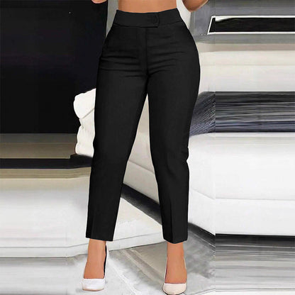 👖 LIMITED-TIME 50% OFF! ✨ Women's High Waisted Cropped Suit Pants – Slim Fit, Wrinkle Resistant, Office to Evening 💼