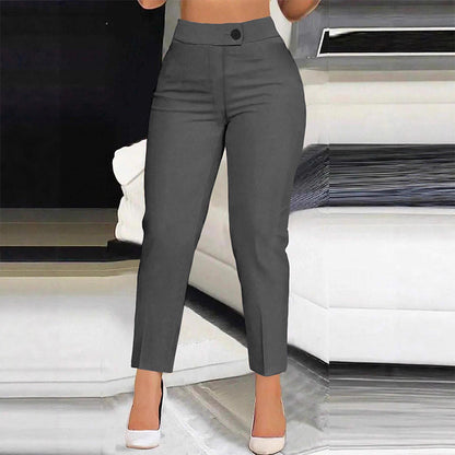 👖 LIMITED-TIME 50% OFF! ✨ Women's High Waisted Cropped Suit Pants – Slim Fit, Wrinkle Resistant, Office to Evening 💼