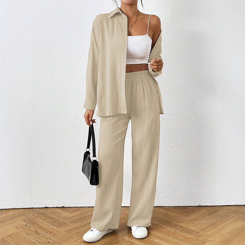 ☀️ SUMMER SALE 🌸 Women’s Soft Casual Top & Wide-Leg Pants Set – Lightweight Style, Relaxed Fit & Effortless Comfort