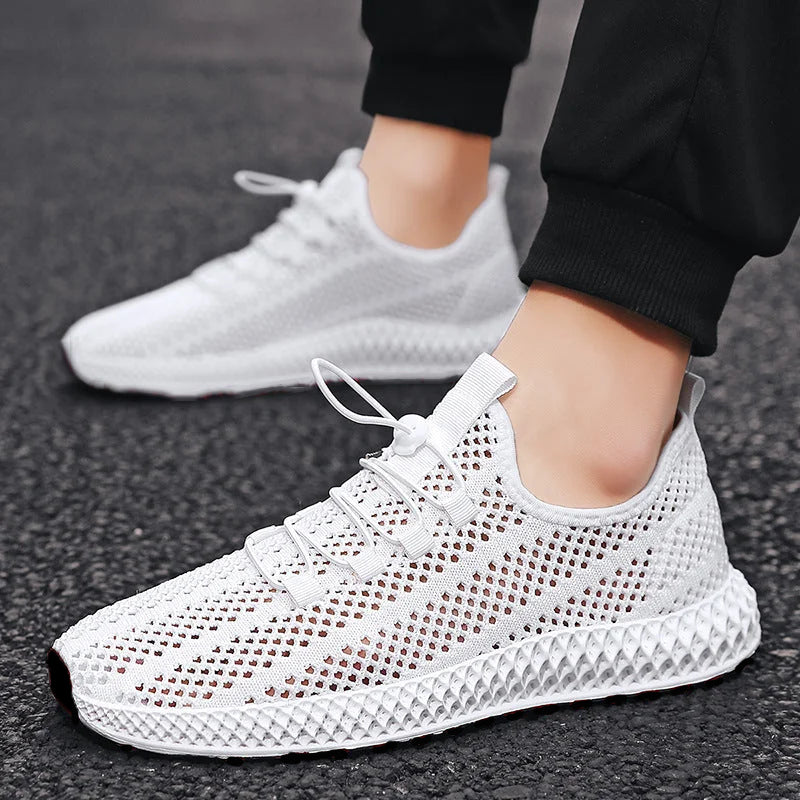 Ademende herenschoenen met holle binnenkant
