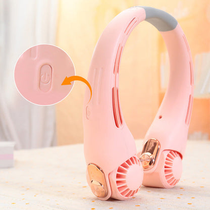 🌀 LIMITED-TIME 49% OFF! 💥 360° Rotating Neck Fan – Ultra Quiet, 3 Speeds, Hands-Free, Long Battery ✨