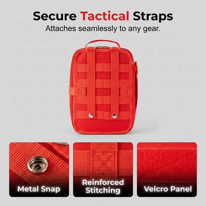 🎒 Compact Travel Medicine Bag — Lightweight 140g, Perfect for Handbags & Daypacks