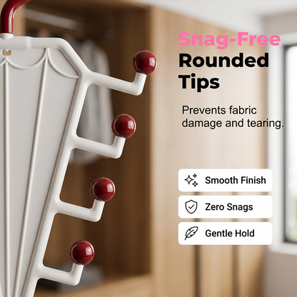 🚪 Space-Saving Wall Hook Organiser — V-Shaped Double Hooks for Coats, Hats, Bags & Keys