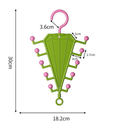 🚪 Space-Saving Wall Hook Organiser — V-Shaped Double Hooks for Coats, Hats, Bags & Keys