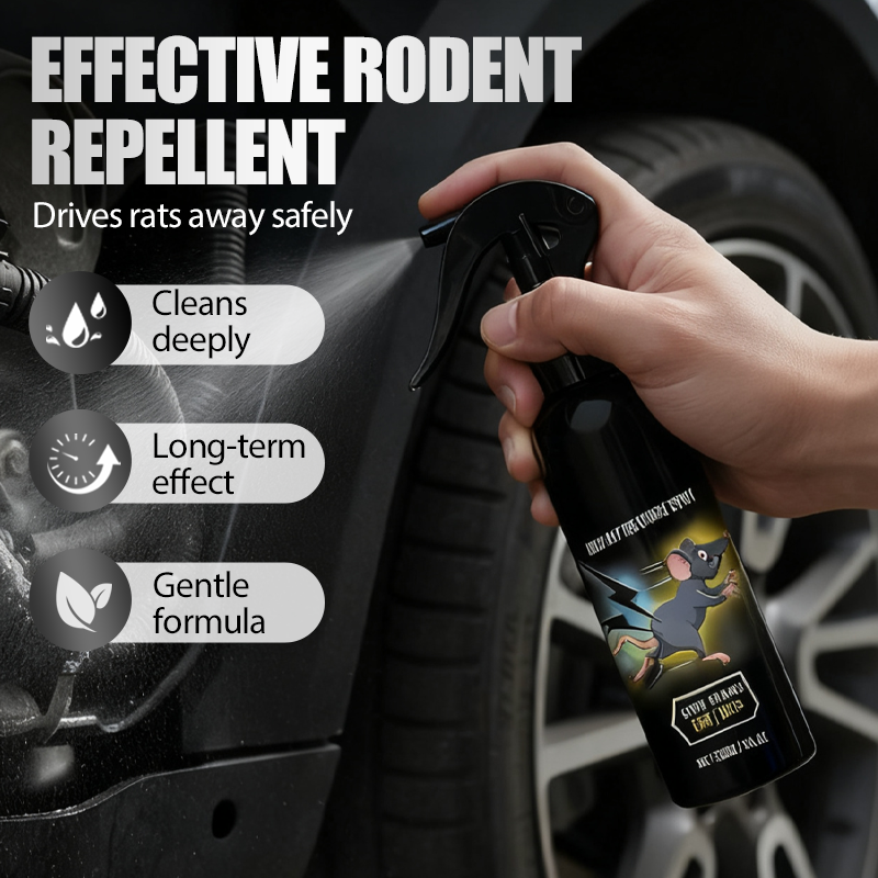 Effectieve knaagdierwerende spray voor auto's