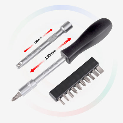 🧰 29pcs Core Ratchet Socket Wrench Kit , Essential Socket Wrench Kit for Daily Fixes and Workshop Jobs