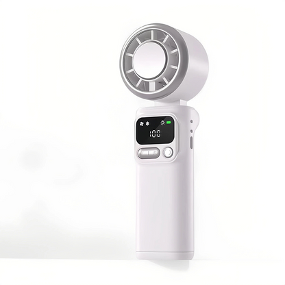 🌬️ Portable Cooling Fan – Cools Ambient Air, 199 Speed Levels, Lightweight & Foldable, Perfect for Camping, Beach or Office 🧊🔋