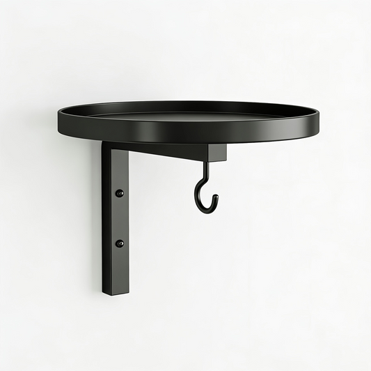 🐦 Wall-Mounted Metal Bird Bath Basin | Space-Saving Garden Bird Water Bowl for Patios, Fences & Outdoor Walls