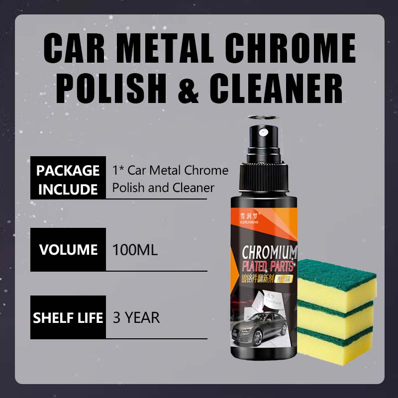 Autometaal chroompoetsmiddel en -reiniger