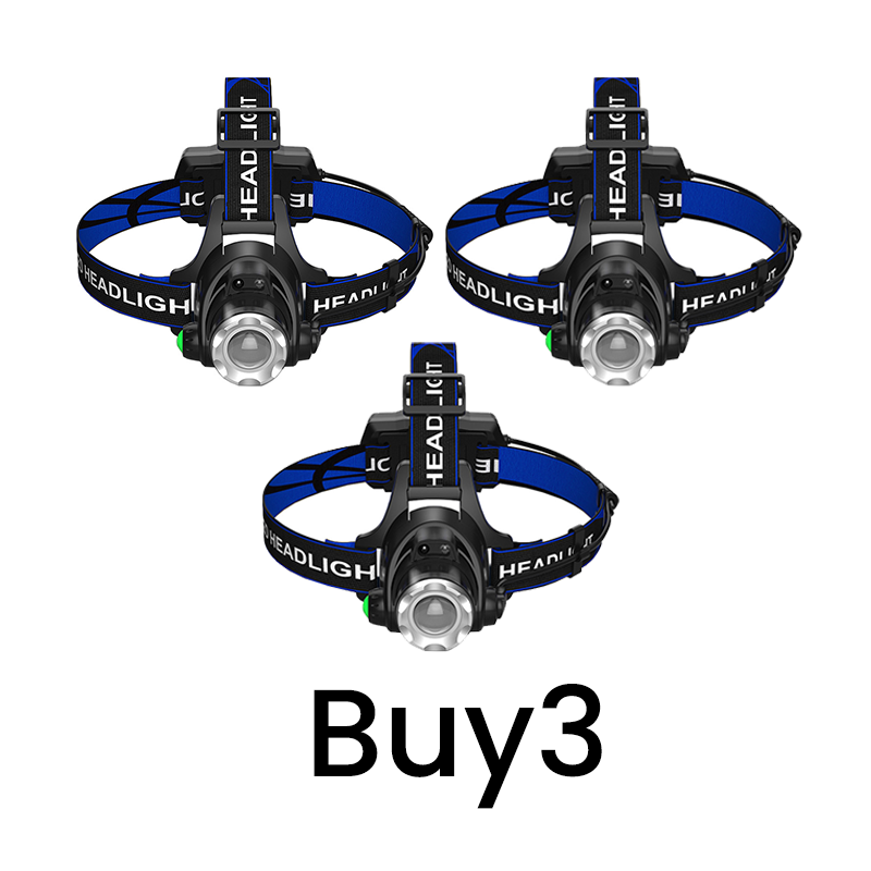 📢📢50% off！Rechargeable Zoomable Headlamp with Motion Sensor