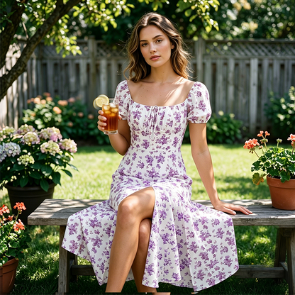 Luchtige boho maxi-jurk