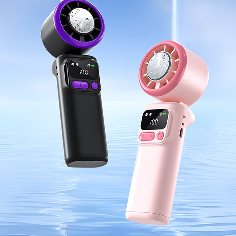 ❄️ Portable Cooling Fan with Ice Compress Plate | Personal Cooling Fan for Travel, Office, Outdoor and Hot Days