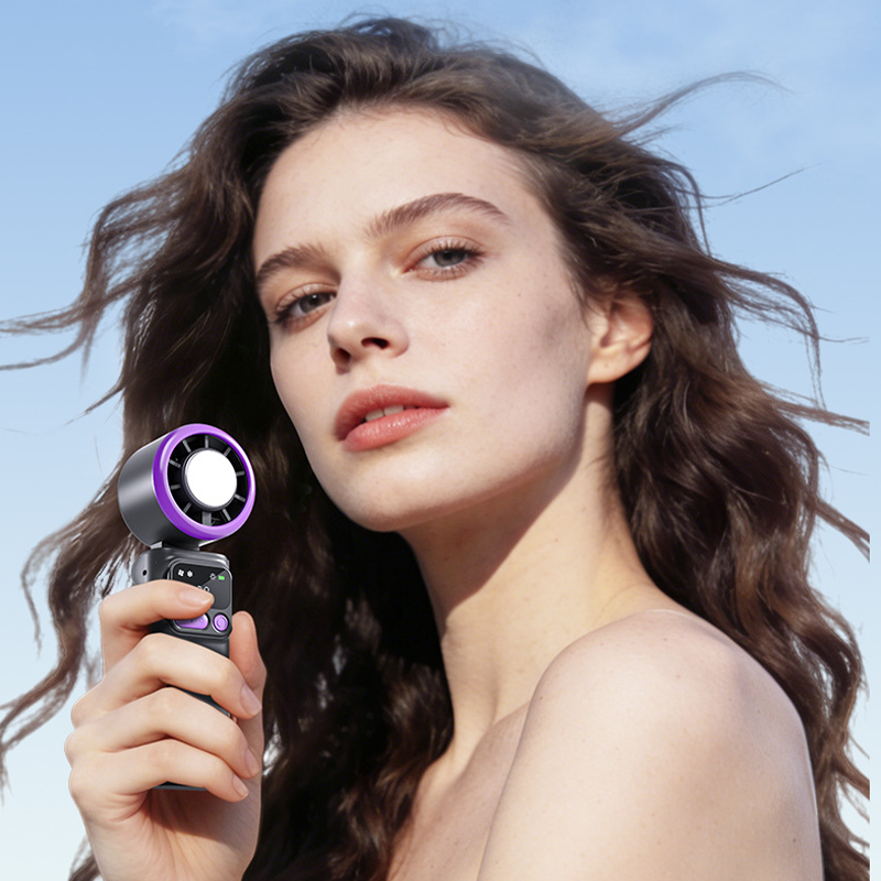 ❄️ Portable Cooling Fan with Ice Compress Plate | Personal Cooling Fan for Travel, Office, Outdoor and Hot Days