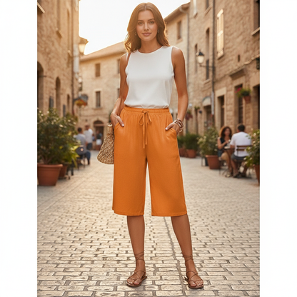 👖 54% OFF NOW! ⏰ Women's Wide Leg Trousers – Flowy & lightweight – Perfect for summer, office or casual elegance – comfortable and versatile 🌸✨