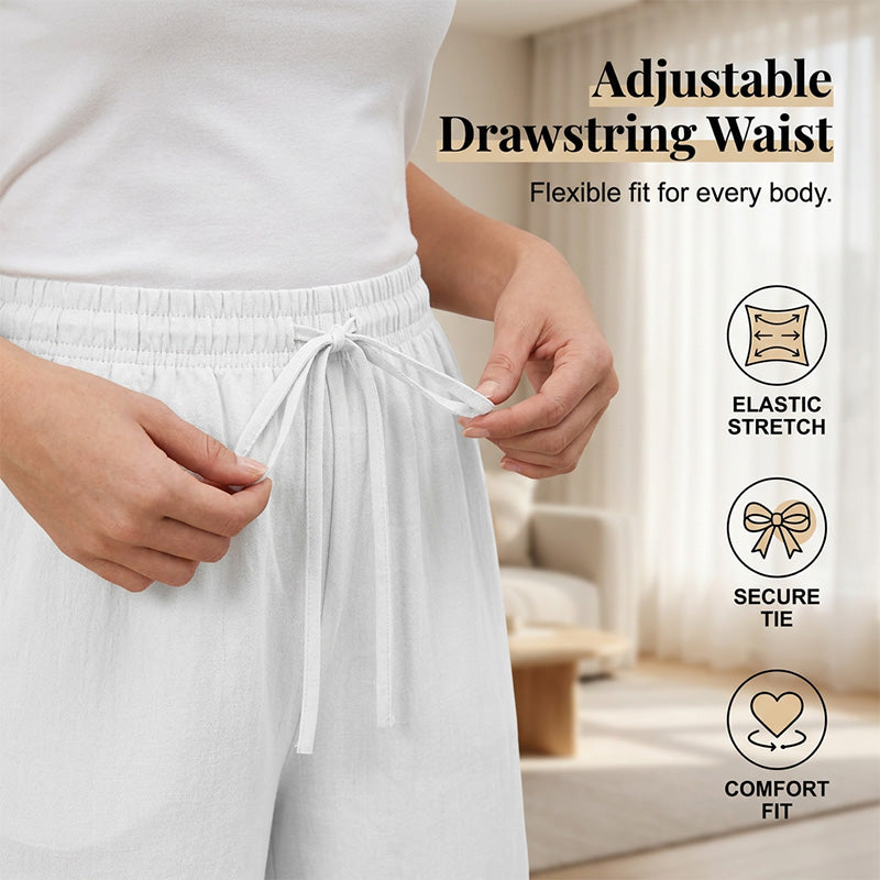 👖 54% OFF NOW! ⏰ Women's Wide Leg Trousers – Flowy & lightweight – Perfect for summer, office or casual elegance – comfortable and versatile 🌸✨