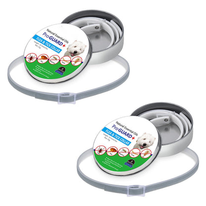 🐶🐱 Flea and Tick Collar for Dogs  and Cats, Waterproof Adjustable Pet Collar for Long Lasting Outdoor Protection