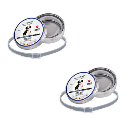 🐶🐱 Flea and Tick Collar for Dogs  and Cats, Waterproof Adjustable Pet Collar for Long Lasting Outdoor Protection
