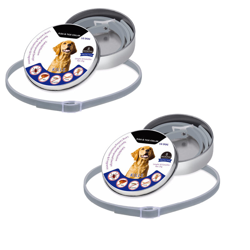 🐶🐱 Flea and Tick Collar for Dogs  and Cats, Waterproof Adjustable Pet Collar for Long Lasting Outdoor Protection