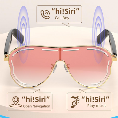 🔥50% Off 👓Smart Bluetooth Translation Glasses – Real-Time Translation, Calls & Music🎶