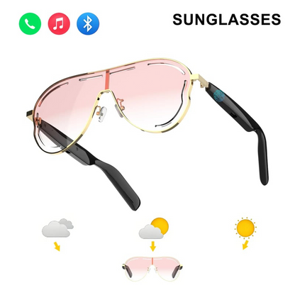 🔥50% Off 👓Smart Bluetooth Translation Glasses – Real-Time Translation, Calls & Music🎶