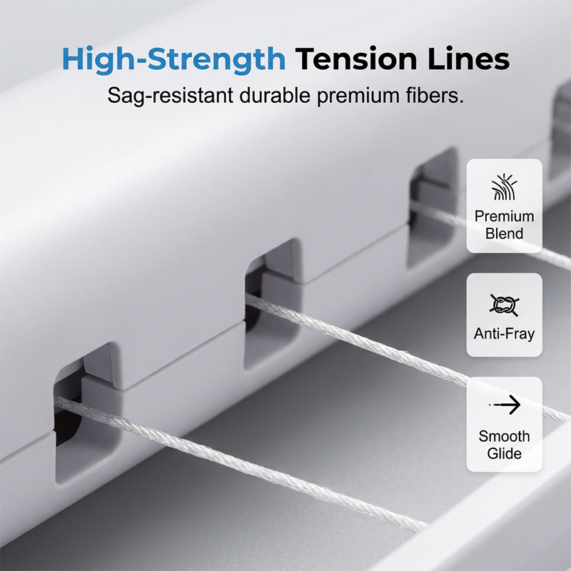 🧺✨ Retractable Multi-Line Clothesline Dryer – Pull Out When Needed, Hide When Not! | Indoor/Outdoor | ⏰ 50% OFF Today ⏰