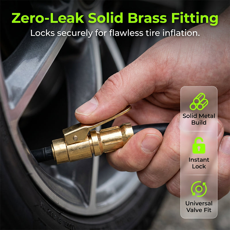 🏆HOT SALE 50% OFF🚗Digital Tire Inflator with Pressure Gauge LED Backlit Air Chuck
