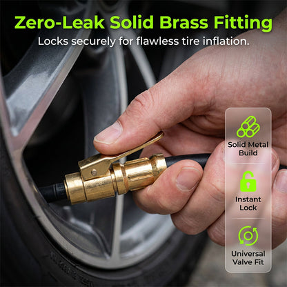 🏆HOT SALE 50% OFF🚗Digital Tire Inflator with Pressure Gauge LED Backlit Air Chuck
