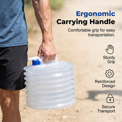 ⏰🔥LIMITED TIME 50% OFF!🔥50K+ SOLD! 💧Collapsible Water Container with Spigot🪣