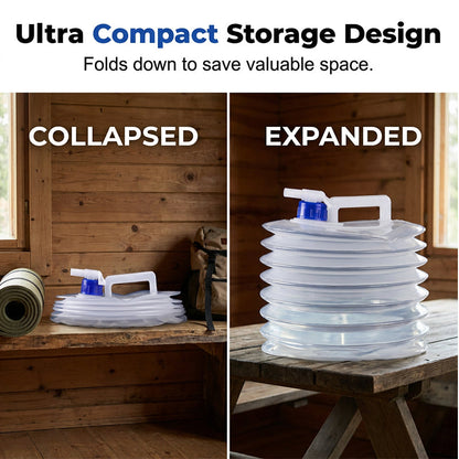 ⏰🔥LIMITED TIME 50% OFF!🔥50K+ SOLD! 💧Collapsible Water Container with Spigot🪣