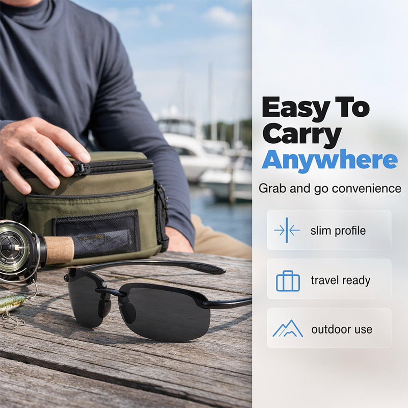 ⏰🔥LIMITED TIME 50% OFF!🔥50K+ SOLD! -🎣Ultra-Light Polarized Fishing Sunglasses🕶️💧